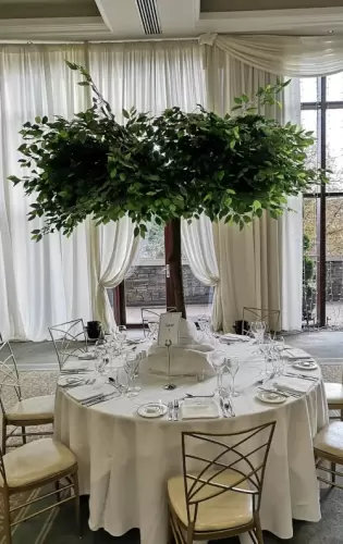 green-canopy-center-piece